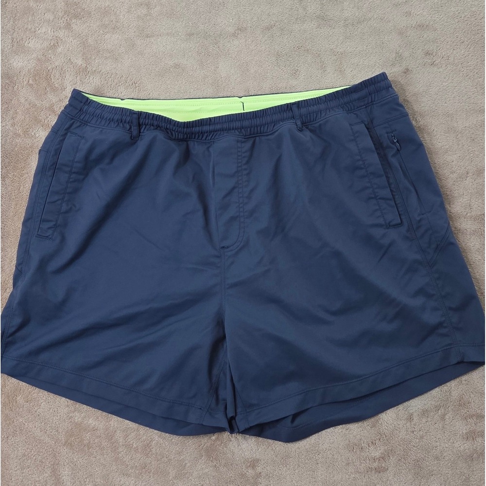 Birddogs Lined Shorts Pants Mens 6" Inseam Size 3XL Blue Stretch Nylon Boomstick